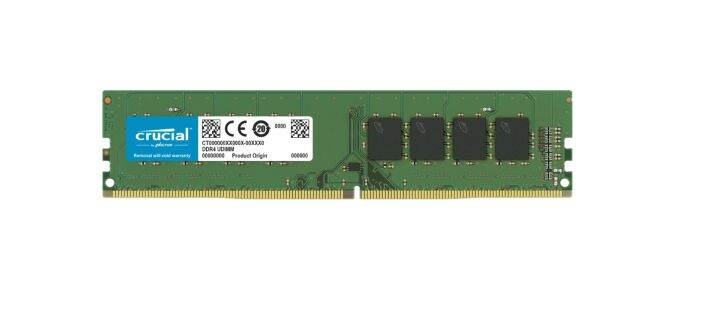 crucial-4gb-ddr4-2666-udimm-cl19-แรมสำหรับเดสก์ท็อป-ของแท้-ประกันศูนย์ไทย-lifetime-warranty