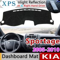 Xps สำหรับ Kia Sportage 2005 2006 2007 2008 2009 2010 JE KM ที่บังแดดแผ่นคลุมแผงหน้าปัดรถยนต์ป้องกันการเสื่อกันลื่น