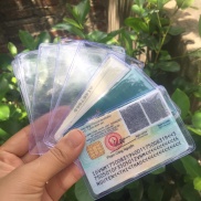 Combo 50 Túi đựng thẻ căn cước công dân trong suốt, bằng lái xe, ATM