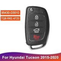 New TQ8-RKE-4F25 95430-D3010 Flip Remote Smart Key Fob 4 Button 433MHz Keyless Entry for Hyundai Tucson 2015-2020