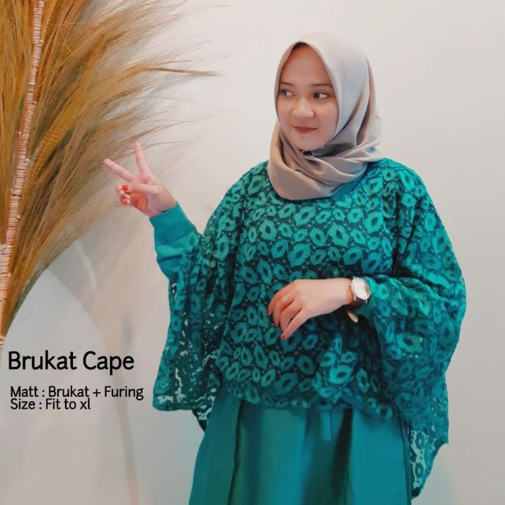 Atasan Brokat Cape Brokat | Lazada Indonesia