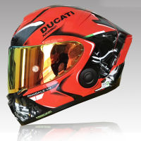 SHOEI X14 Ducatiiสีแดงหมวกกันน็อกรถจักรยานยนต์หมวกคลุมเต็มหน้าขี่Motocross Racingหมวกกันน็อกมอเตอร์ไซด์