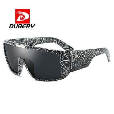 DUBERY แว่นตากันแดดแบบชิ้นเดียวการค้าต่างประเทศ D2030 แว่นตาป้องกันรังสียูวีสำหรับกีฬาขี่ขากว้าง