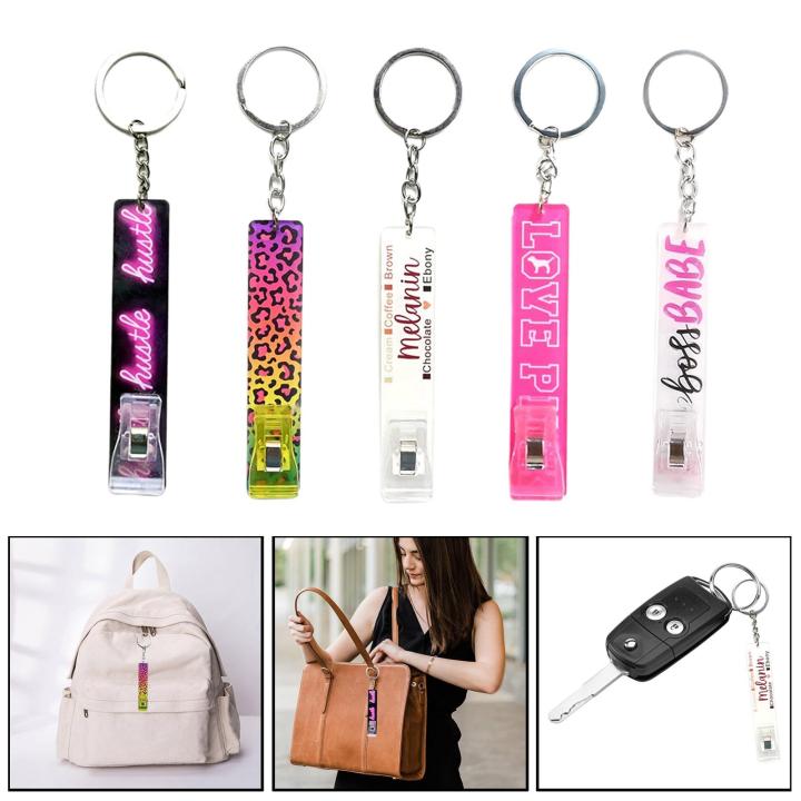 5x-card-puller-keychain-card-grabber-acrylic-accessory-debit-card-bag