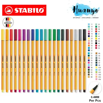 Stabilo Point 88 20-Color Wallet Set