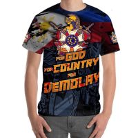 2023 In stock DeMolay Shirt FG FC FD Mens Cool Style 3D Print T-shirt Short-sleeve，Contact the seller to personalize the name and logo