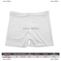 pime MALL 1PC แบนลูกไม้ผู้หญิงนุ่มผ้าฝ้ายไม่มีรอยต่อความปลอดภัยกางเกงขาสั้นกางเกงฤดูร้อนภายใต้กระโปรงกางเกงขาสั้นน้ำแข็งผ้าไหม Breathable SHORT Underwear