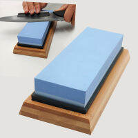 หินลับมีดมีด, Professional Waterstones COMBINATION Grit 2000/6000 Whetstone Sharpening พร้อมฐานไม้ไผ่, ที่ใส่ใบมีด Sharpener Stone