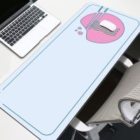 Blue Art Noodles Soup Deskmat Rubber Mat Lamian Shaft โต๊ะส่วนบุคคล แผ่นรองเมาส์ บริษัท แผ่นรองเมาส์ Minimalist