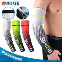 1/2 Pcs Cool Men Sport Cycling Running Bicycle UV Sun Protection Cuff Cover Protective Arm Sleeve Bike Arm Warmers Sleeves Sleeves