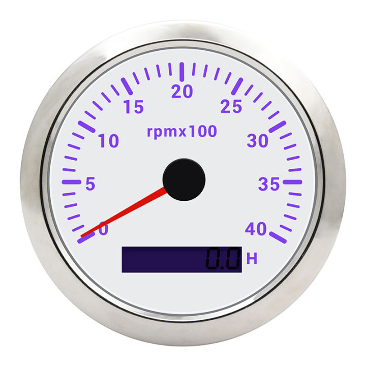 ความแม่นยำสูง85มม-เครื่องวัดวามเร็ว4000-rpm-tacho-7สี-backlight-marine-เรือ-rpm-meter-gauge-lcd-tacho-digital-hour-meter