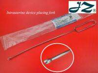 JZ soft copper instrument  Intrauterine device placing fork  birth control put Contraceptive ring device 28cm length