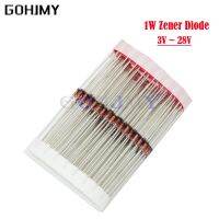 ✉✁ 100pcs 1W Zener diode DO-41 3V 3V3 3V6 3V9 4V7 5V1 5V6 6V2 6V8 7V5 8V2 9V1 10V 11V 12V 13V 15V 16V 18V 20V 28V 1N4742A 1N4728A