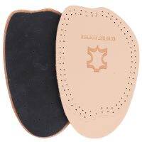 1Pair Soft High Heel Insoles Leather Forefoot Pad Thickening Half Code Pad Shock Absorbing Breathable Insole Shoes Accessoires Shoes Accessories