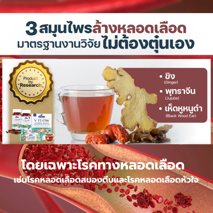 v-flow-herbal-drink-สารสกัด-สมุนไพร-ขิงพุทราจีน-เห็ดหูหนูดำ-จากงานวิจัย