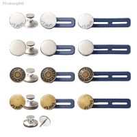 12x Detachable Extended Buttons Jean Metal Retractable Round Removable Pants Adjustable Waist Extender Buckles for Women Men