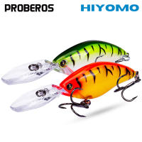 PROBEROS 1ชิ้น Crankbait หล่อ Toman ล่อ112มิลลิเมตร18.5กรัมพลาสติกแข็งลอยตกปลาเบสเหยื่อที่มี4 # BKB ตะขอตกปลารอก DW1009