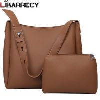 ZZOOI Luxury Solid Color Ladies Composite Bag High Quality PU Leather Fashion Womens Handbags Designer Women Shoulder Bags Sac Femme