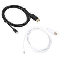 Mini Display Port DP to DisplayPort DP 1.2 Adapter Cable Male to Male 1.8m/6 Ft Connector Cord Wire for HDTV STB DVD Projector