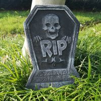 2023 Halloween Ghost Party Decor Foam RIP Tombstone Haunted House Bar Set Skull Tombstone Horror Atmosphere Venue Layout