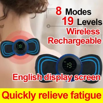 6 Modes Mini Ems Body Massager For Neck & Shoulder Pain Relief, Electric  Pulse Meridian Therapy Home Use