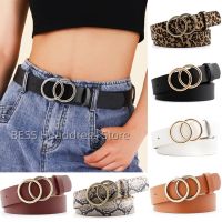 【YF】 Belts for Fashion Leopard Waist Metal Buckle Pin Leisure Jeans Waistband