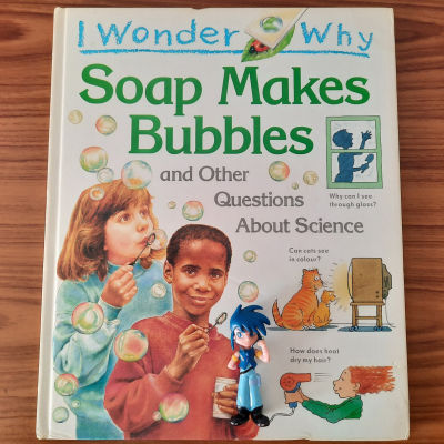 (มือสอง แถมฟรีฟิกเกอร์ไซคิกฮีโร่) สอนภาษาอังกฤษเด็ก I Wonder Why ชุด Soap Makes Bubbles หนังสือฝึกภาษาอังกฤษเกี่ยวกับวิทยาศาสตร์ในชีวิตประจำวัน
