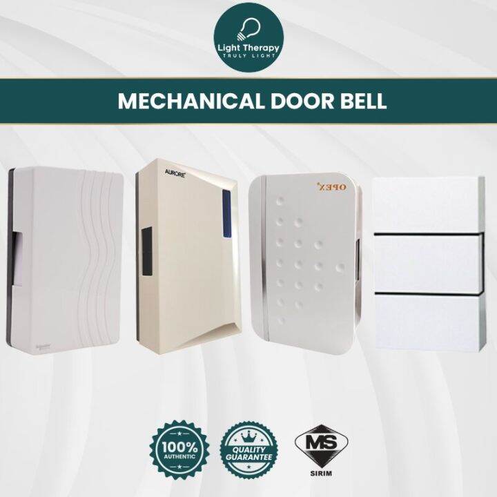 Schneider Mechanical Ding Dong Door Chime Doorbell Loceng Rumah 99AC Dlx Aurore Loceng Rumah