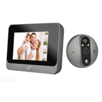 Smart Tuya 1080P WiFi Door Bell Eye Peephole กล้อง5000MAh Audio 4.3 Pir FHD อินฟราเรด Alexa ประกาศ Digital Viewer