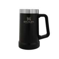 STANLEY ADVENTURE BIG GRIP BEER STEIN 24OZ POLAR BLACK