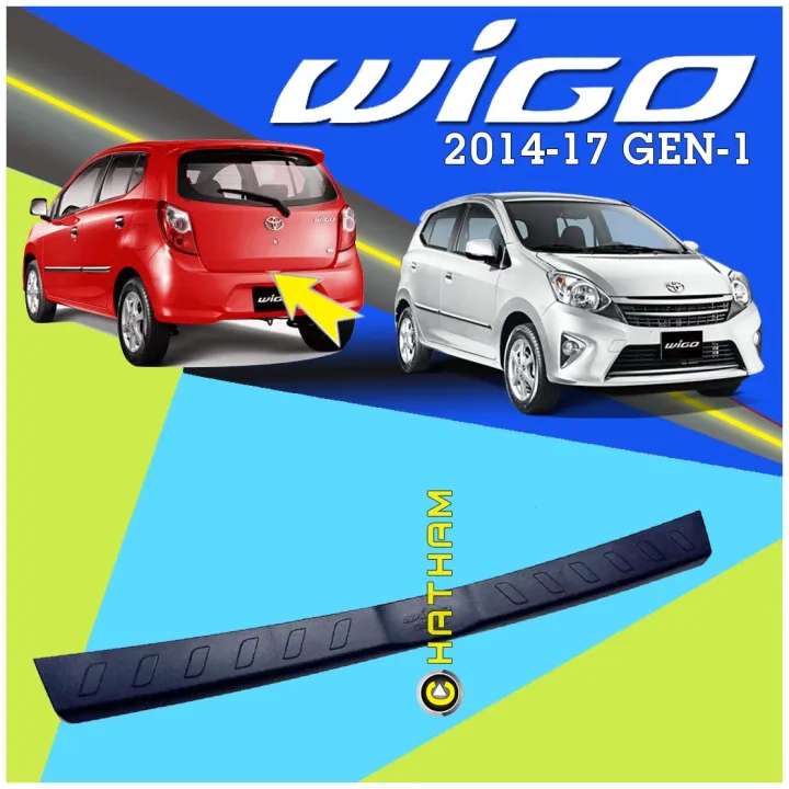 Toyota Wigo Gen Rear Back Step Sill Protector Lazada Ph