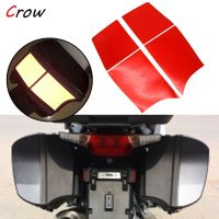 1 Set Of Black And Red  Sticker Hard Saddle Bags For BMW R1200RT R1200ST R1200R K1200GT K1300GT 2005-2013