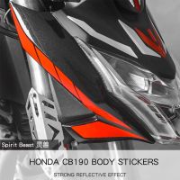 SPIRIT BEAST Motorcycle Sticker Decals for HONDA CB190R SUZUKI YAMAHA KAWASAKI KTM Waterproof Reflective Motorbike Accessories Decals  Emblems