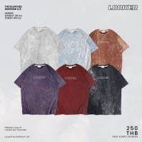 LOOKER - THE bleached Oversize V.2 เสื้อยืดผ้าฟอกสุดฮิต V.2