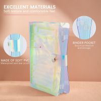 A6 Budget Binder, PVC Notebook 6-Ring Cover Planner Organizer with Budget Envelopes Sheets Pockets and Letters Labels