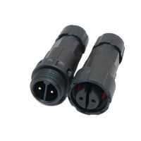 Male Female Plugs M16 Assembled Waterproof Electrical Cable Connector Plug Socket Connectors 2 Pin 3 Pin 4 Pins IP68