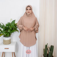 แขนผ้าพันหัวฮิญาบ Bergo Fatimah Jersey ซูเปอร์พรีเมียม