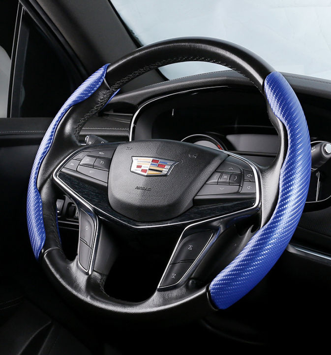 เคสหุ้มพวงมาลัย-ของแท้-ลายคาร์บอน-ใช้ได้ทุกรุ่น-ปลอกหุ้มพวงมาลัย-กระชับมือ-ทนทาน-ติดตั้งง่าย-high-performance-steering-wheel-cover-ส่งจากไทยth