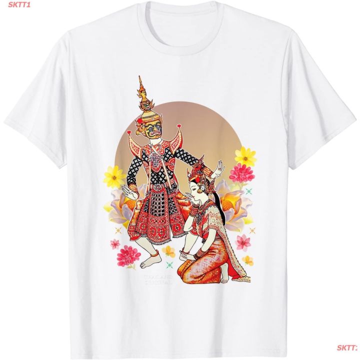 sktt1-thailandเสื้อยืดยอดนิยม-thailand-original-thai-ramakien-gift-idea-for-men-women-cute-t-shirt-thailand-mens-women