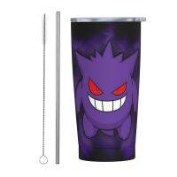 Gengar ขวดถ้วยกาแฟเก็บความร้อนเครื่องดูดฝุ่นสุญญากาศ304สแตนเลสกันรั่วสำหรับบ้านสำนักงานและท่องเที่ยวสำนักงาน