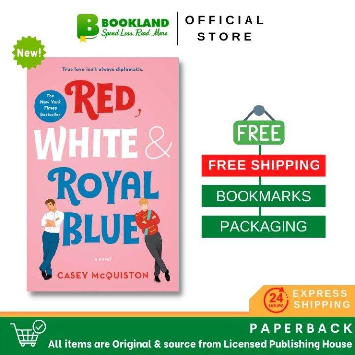 Red White and Royal Blue Book by Casey McQuiston (ORIGINAL) Lazada PH