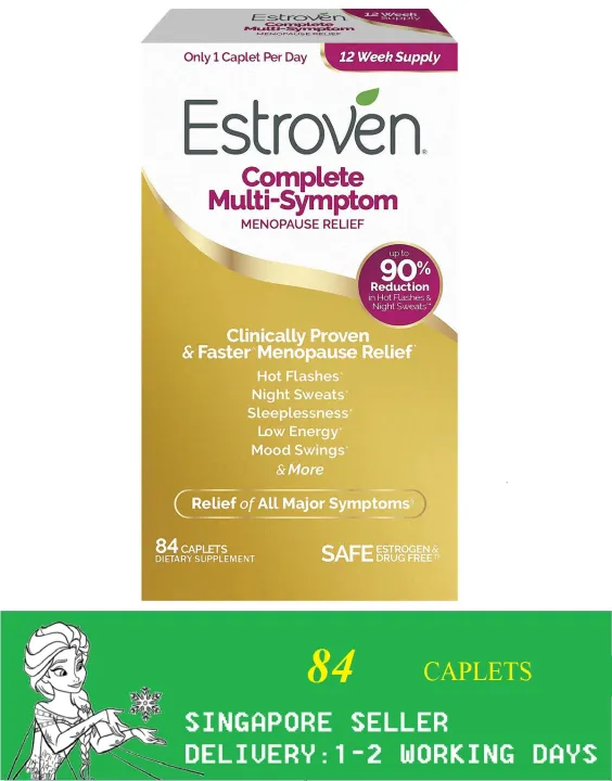 Estroven Complete MultiSymptom Menopause Relief, 84 Caplets/Exp05/