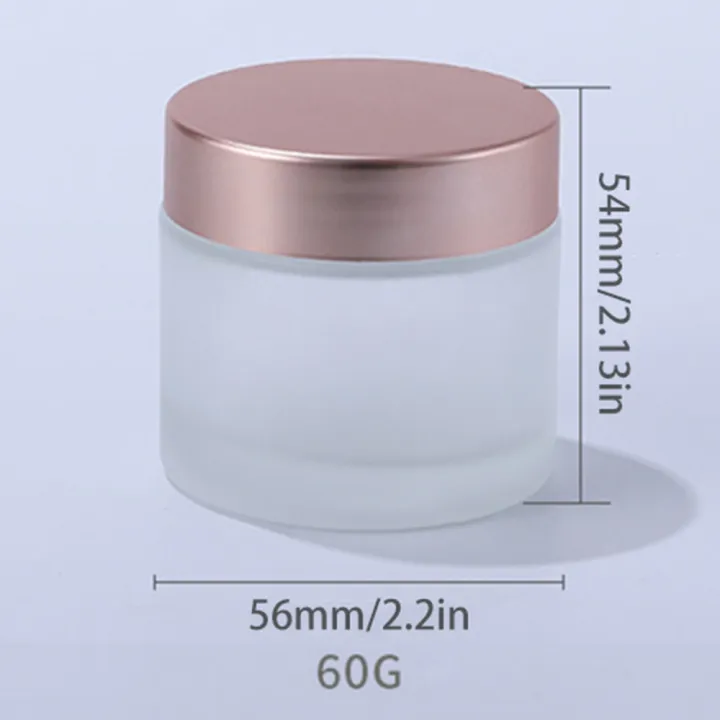 5g 15g 30g 60g Jars Bottle Container Gold Refillable 100g 50g Lid ...