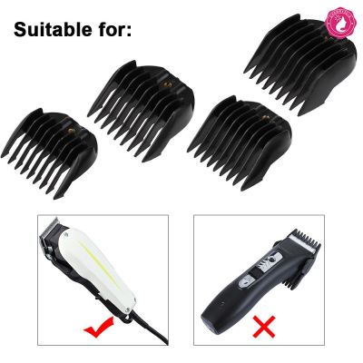 【Ready Stock】4 Sizes Hair Clipper Limit Comb Guide Attachment Set Haircutting Tools for Ele