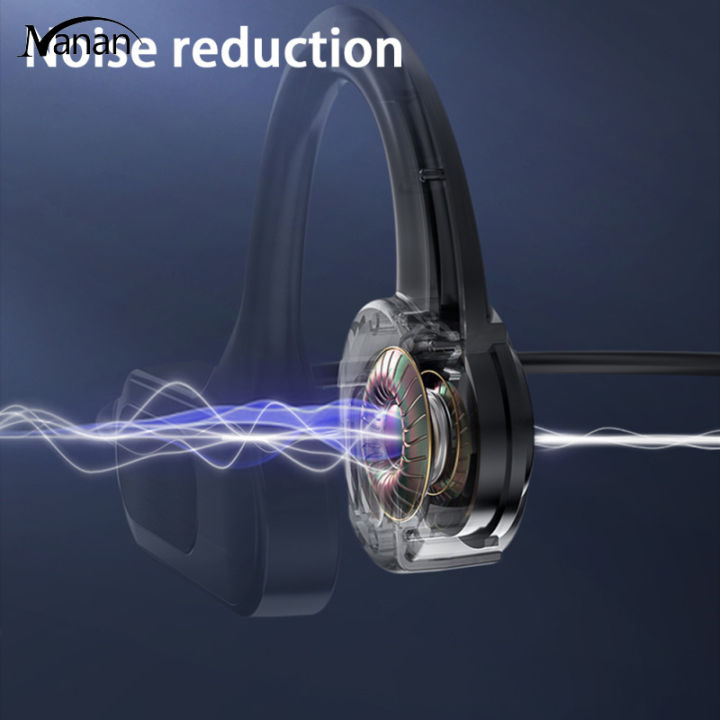 bone-conduction-concept-หูฟังบลูทูธที่รองรับน้ำหนักเบาไร้สายแขวนหูกีฬาชุดหูฟัง-v30