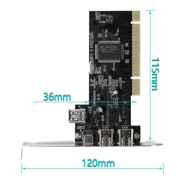 3-port-ieee-1394-firewire-card-pci-firewire-adapter-ieee-1394-pci-controller-card-for-desktop-pc