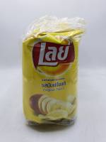 เลย์ รสมันฝรั่งแท้ 50 กรัม x 6ซอง ขนมเลย์ Lay chips original flavor