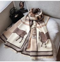 Hot sell New scarf female han edition in the fall and winter of imitation cashmere horse double-sided shawl with thick warm scarf