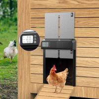 Automatic Chicken Coop Door Intelligent Timing Lifting Chicken Coop Door Anti Pinch Induction Pet Cage Electric