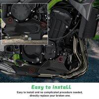 Ultrasupplier สำหรับ Kawasaki Z900 Z 900 2020-2021เบลลิ่งเครื่องยนต์ล่างสปอยเลอร์ป้องกันเครื่องยนต์มอเตอร์ไซค์แฟริ่งกระทะหน้าท้อง